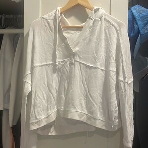 AS revival cropped white pullover